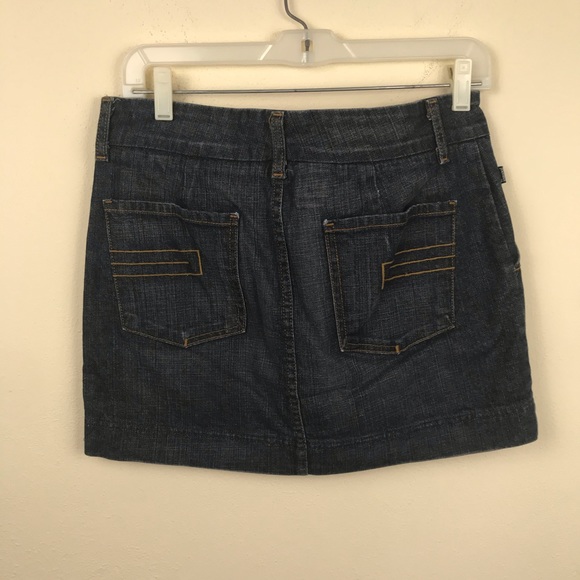 Blu Jeanious Denim Mini Skirt 4 - Picture 2 of 3